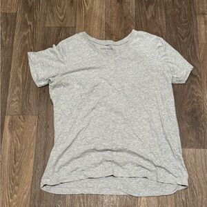 Woman Within Medium Gray Shirt